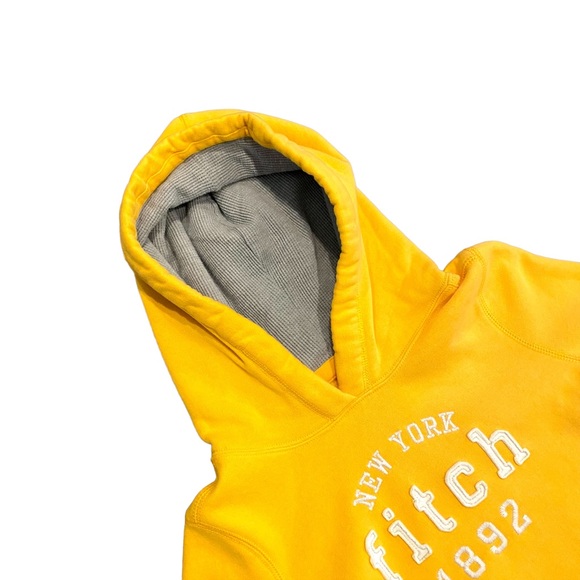 Abercrombie Kids Boy's Yellow/Gold Hoodie Size XL - Picture 8 of 13